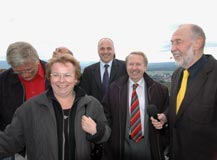 Prominenz auf dem Eichbergturm