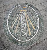 Eichbergturmmosaik auf dem Emmendinger Marktplatz