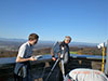 Bild vom Test der Richtfunkstrecke