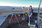 Bild vom erfolgreichen Test der Richtfunkstrecke mit ersten WebCam-Bildern