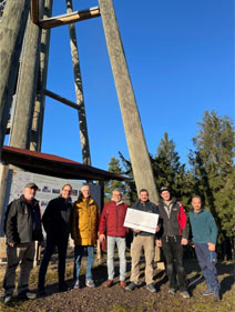 Spendenübergabe am Hünersedeltum am 13.12.2025